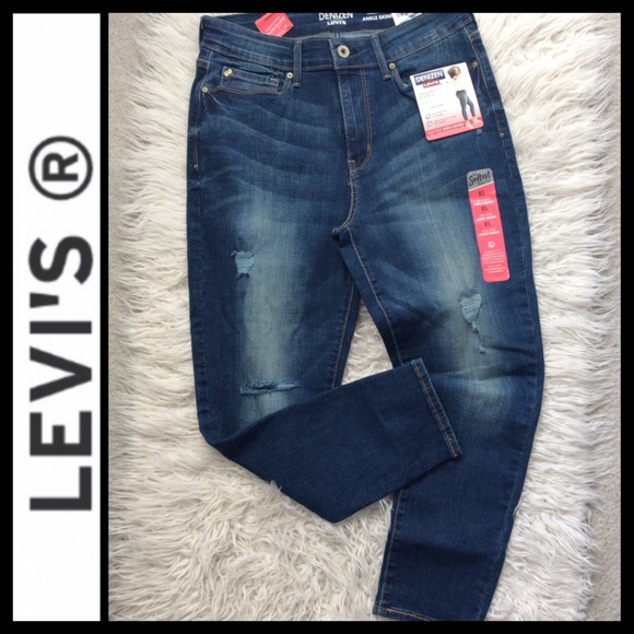 NWT Denzien Levi’s High Rise Ankle Skinny Jeans - Picture 2 of 6